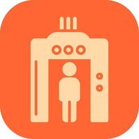 Airport Security Vector Icon