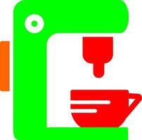 té máquina vector icono