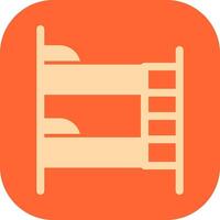 Bunk bed Vector Icon