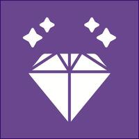 icono de vector de diamante