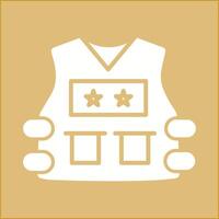 Police Vest Vector Icon