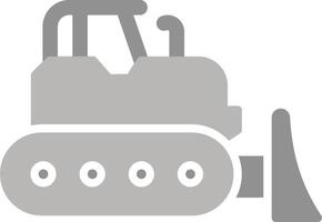 Bulldozer Vector Icon