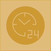 24 hours Vector Icon