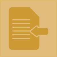 Import Document Vector Icon