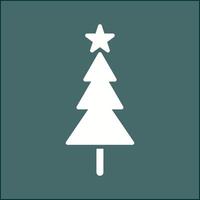 icono de vector de árbol de navidad