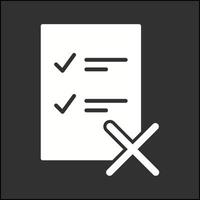 Fake List Vector Icon