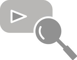 YouTube Search Vector Icon