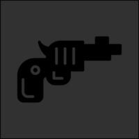 Revolver Vector Icon