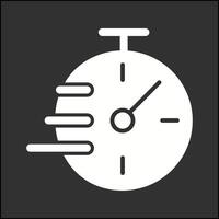 icono de vector de tiempo flexible