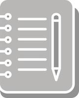 Notebook And Pen Vector Icon