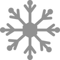 icono de vector de copo de nieve