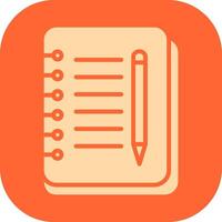 Notebook And Pen Vector Icon