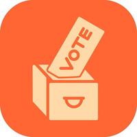 dando votar vector icono