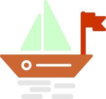 Small Boat Vector Icon