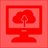 Cloud Backup Vector Icon