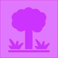 icono de vector de árbol