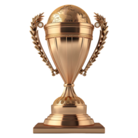 AI generated 3D Rendering of a Champion Cup on Transparent Background - Ai Generated png