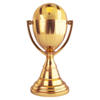 AI generated 3D Rendering of a Champion Cup on Transparent Background - Ai Generated png