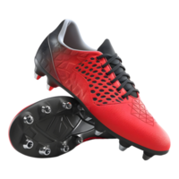 ai gerado 3d Renderização do uma futebol bola ou futebol sapatos kit em transparente fundo - ai gerado png