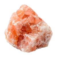 ai genererad 3d tolkning av en slipa himalayan salt på transparent bakgrund - ai genererad png