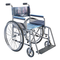 AI generated 3D Rendering of a Wheel Chair For Special Persons on Transparent Background - Ai Generated png