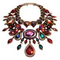 AI generated 3D Rendering of a Indian Traditional Jewelry on Transparent Background - Ai Generated png