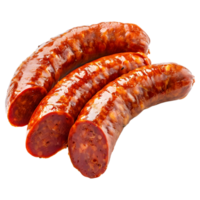 AI generated 3D Rendering of a Manchester Sausage on Transparent Background - Ai Generated png