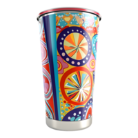 AI generated 3D Rendering of a Hand Crafted Water Bottle on Transparent Background - Ai Generated png