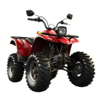 AI generated 3D Rendering of a ATV Quad Bike on Transparent Background - Ai Generated png
