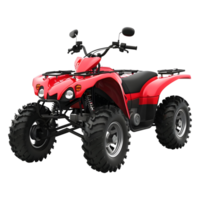 ai gegenereerd 3d renderen van een atv quad fiets Aan transparant achtergrond - ai gegenereerd png