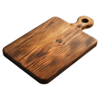 AI generated 3D Rendering of a Chef Cutting Board on Transparent Background - Ai Generated png