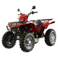AI generated 3D Rendering of a ATV Quad Bike on Transparent Background - Ai Generated png
