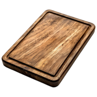 AI generated 3D Rendering of a Chef Cutting Board on Transparent Background - Ai Generated png