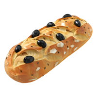 AI generated 3D Rendering of a Bread on Transparent Background - Ai Generated png