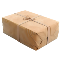 AI generated Packed Parcel Box after Delivery on Transparent background - Ai Generated png