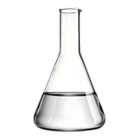 AI generated Lab Conical Flask on Transparent background - Ai Generated png