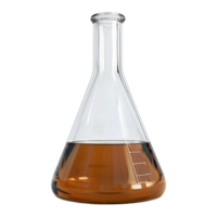 AI generated Lab Conical Flask on Transparent background - Ai Generated png