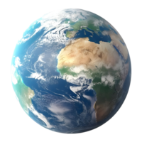 AI generated Earth From Space View on Transparent background - Ai Generated png