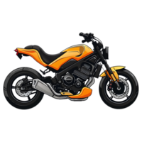 AI generated Sticker of a Motorbike or Motorcycle On a Transparent Background - Ai Generated png