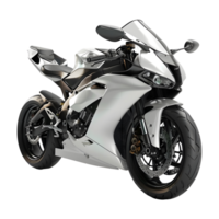 AI generated 3D Rendering of a Racing Bike on Transparent Background - Ai Generated png