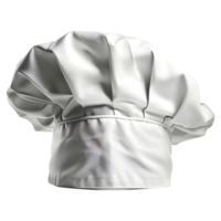 AI generated White Chef Hat on Transparent background - Ai Generated png