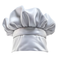 AI generated White Chef Hat on Transparent background - Ai Generated png