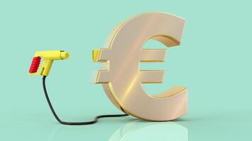 charging plug with gold Euro video