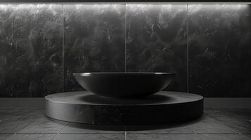 AI generated A Bowl on a Pedestal photo