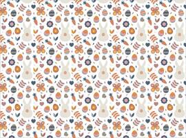 Boho Easter Pattern vector