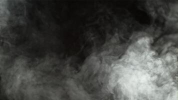 Thick white smoke. Filmed on a high-speed camera at 1000 fps. High quality FullHD footage video