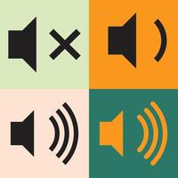 Sound Volume Icon Design. vector