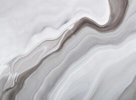 resumen mármol antecedentes o textura. monocromo gris olas y manchas acrílico fluido Arte foto