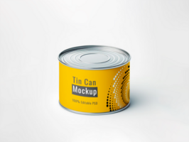 tin can mockup psd