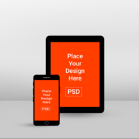 multi apparaat scherm mockup psd